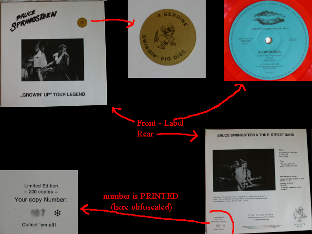 Bruce Springsteen - GROWIN' UP TOUR LEGEND